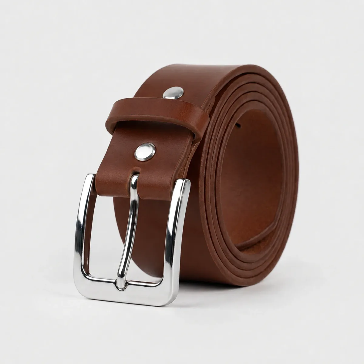 Classic Cognac Handmade Leather Belt