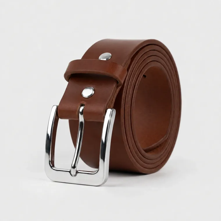 Classic Cognac Handmade Leather Belt